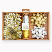 Bow & Eggs Silver and Gold Box