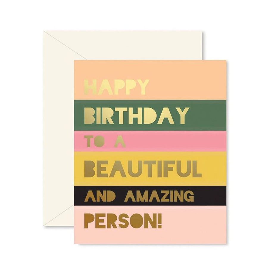 Beautiful & Amazing Birthday Card