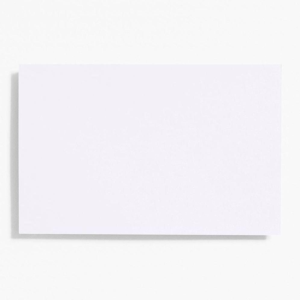Pure White A9 Note Cards