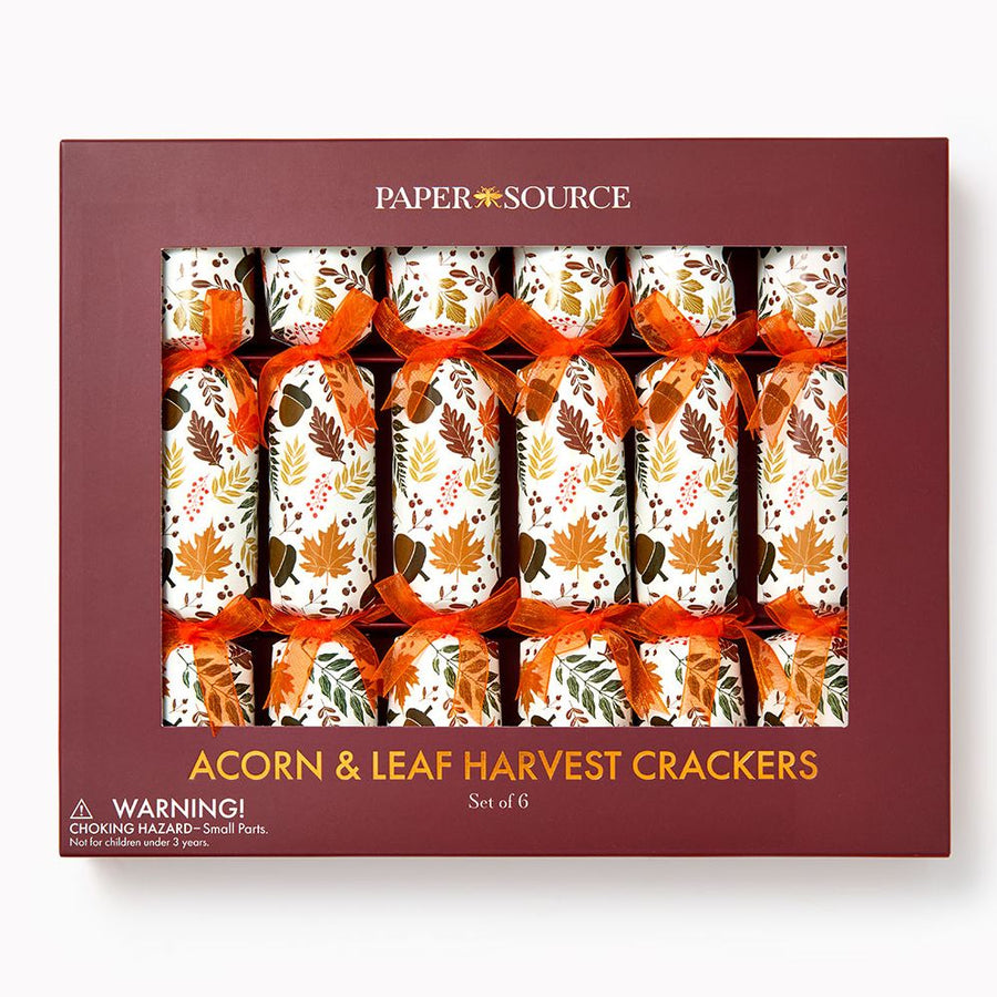 Acorn and Leaf Harvest Crackers