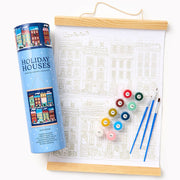 Holiday Village 11x14 Paint by Number Kit