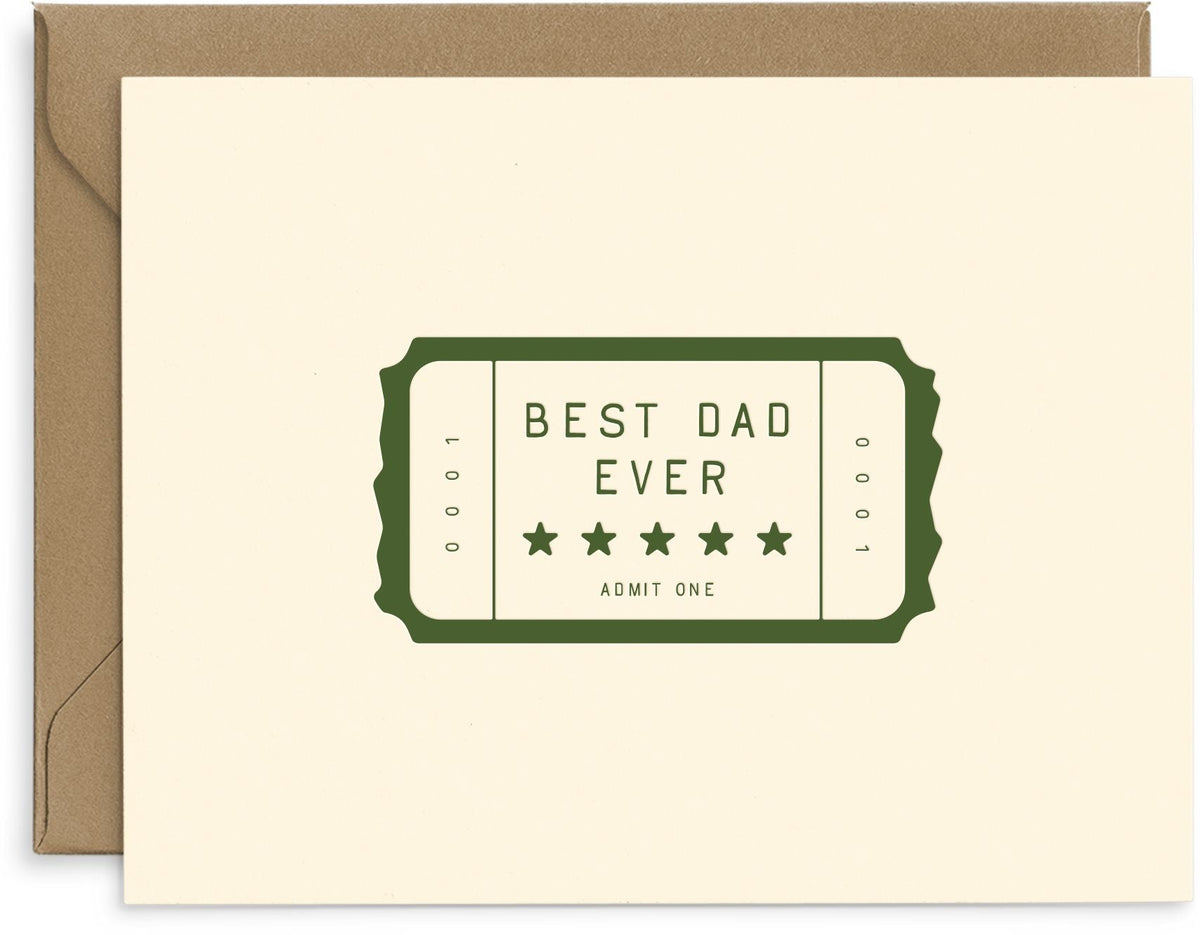 Best Dad Best Husband Father's Day Card