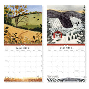 2027 Ode to Joy Watercolor Landscape Wall Calendar