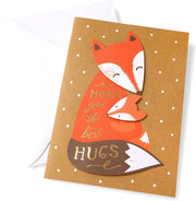 Mother's Day Greeting Card Best Hug Fox