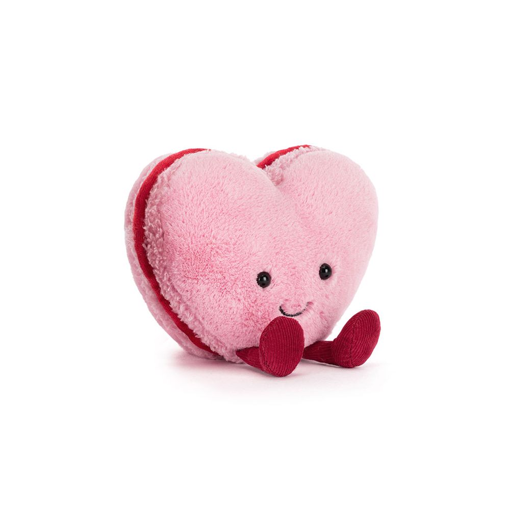 Amuseables Colette Heart Macaron (Pink)