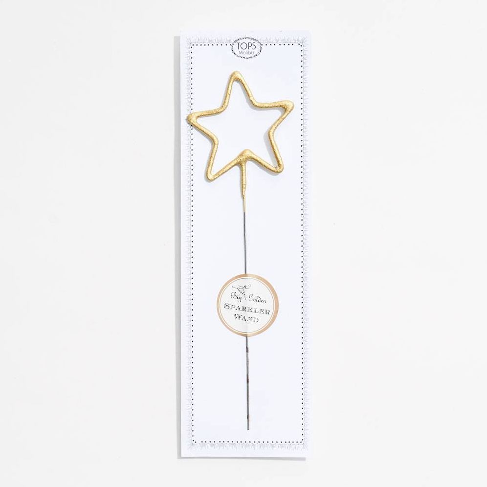 Big Golden Star Sparkler Wand
