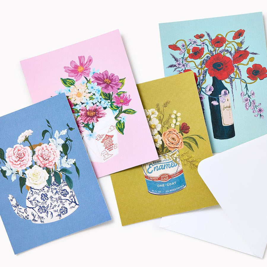Floral Bouquets A2 Stationery Set
