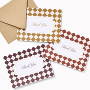Thank You Checkered A2 Stationery Set