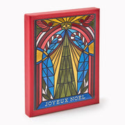 Stained Glass Tree Holiday Card Set