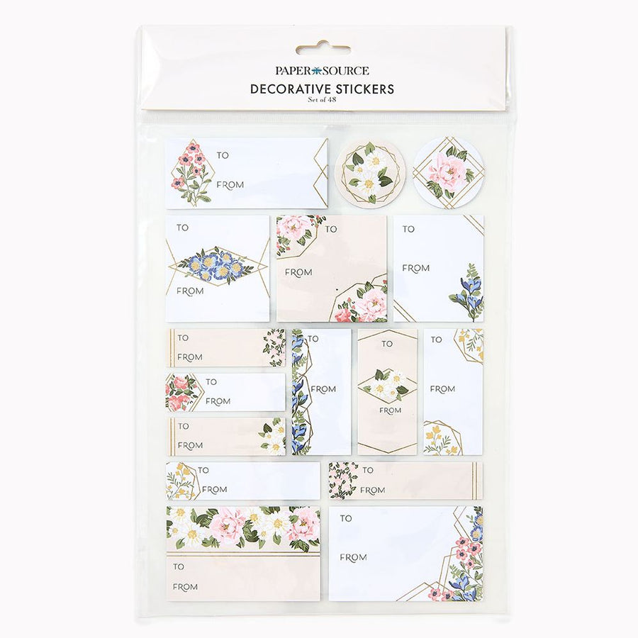 Parisian Floral Gift Labels