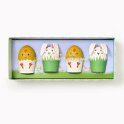 Bunny & Chick Surprise Balls Set of 4