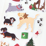 Holiday Dogs Sticker Sheet