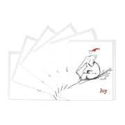 Sledding Elephant Holiday Card Set