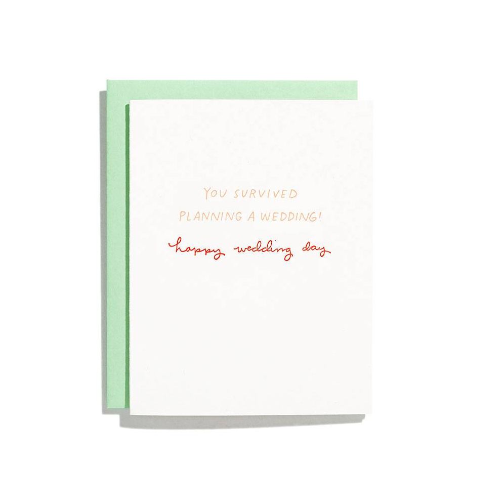 Planning a Wedding Card