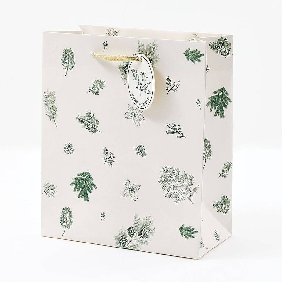 Delicate Greenery Medium Gift Bag