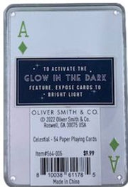 Celestial Glow in the Dark Playing Cards