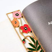 Laser Cut Flower Bookmark