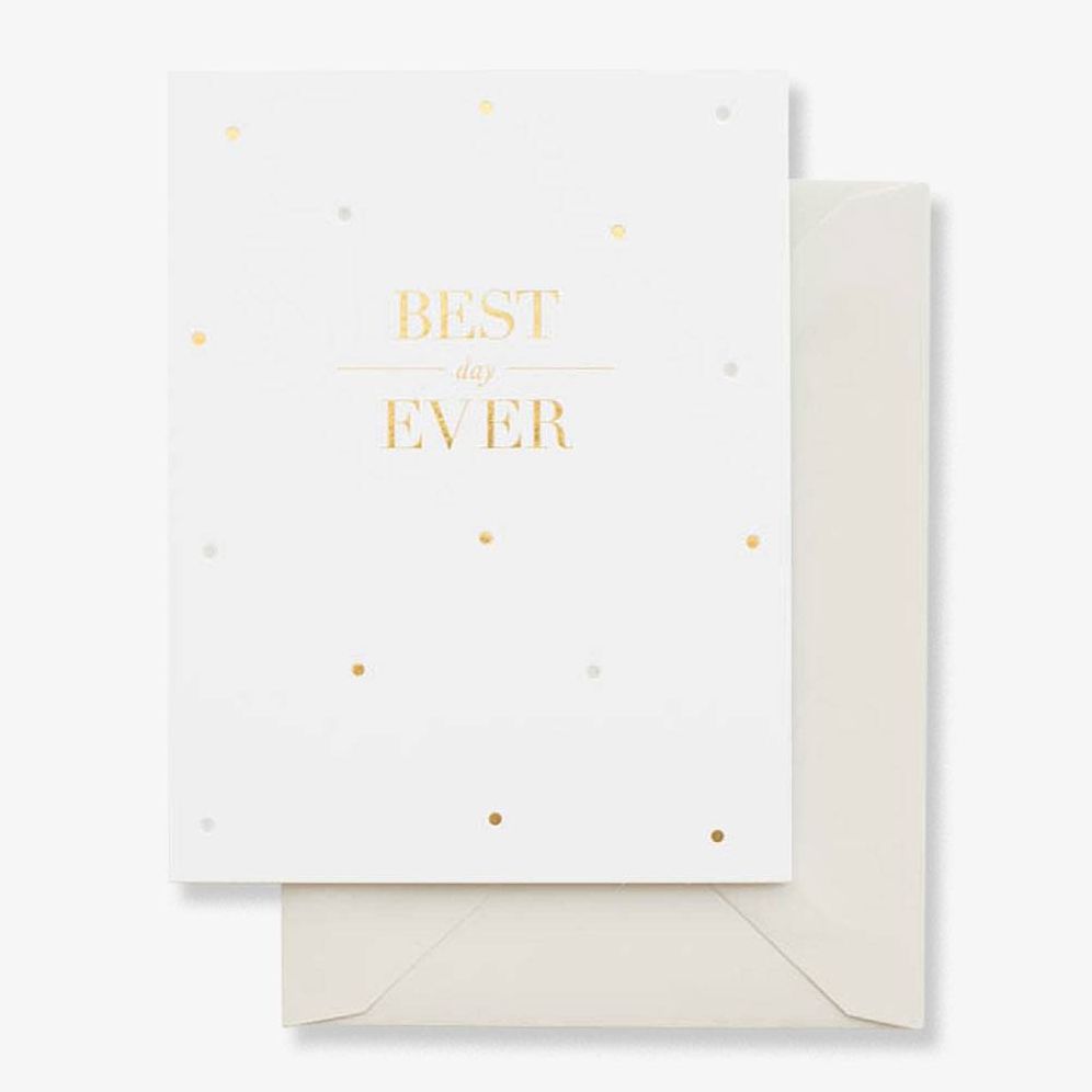 Best Day Ever Wedding Card