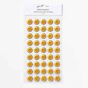 Happy Face Puffy Stickers