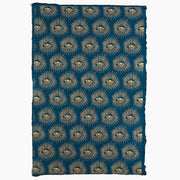 Gold Metallic Eyes on Dark Teal Handmade Paper
