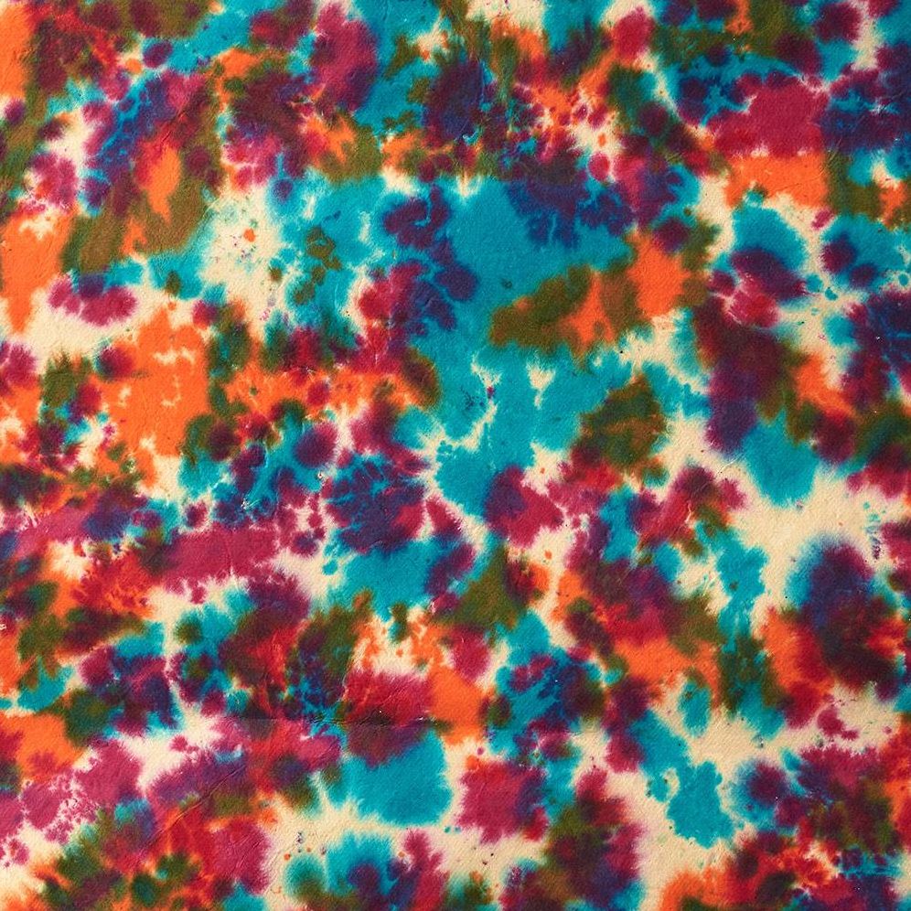 Tie Dye Handmade Paper