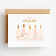 Big Congrats Bottles Card