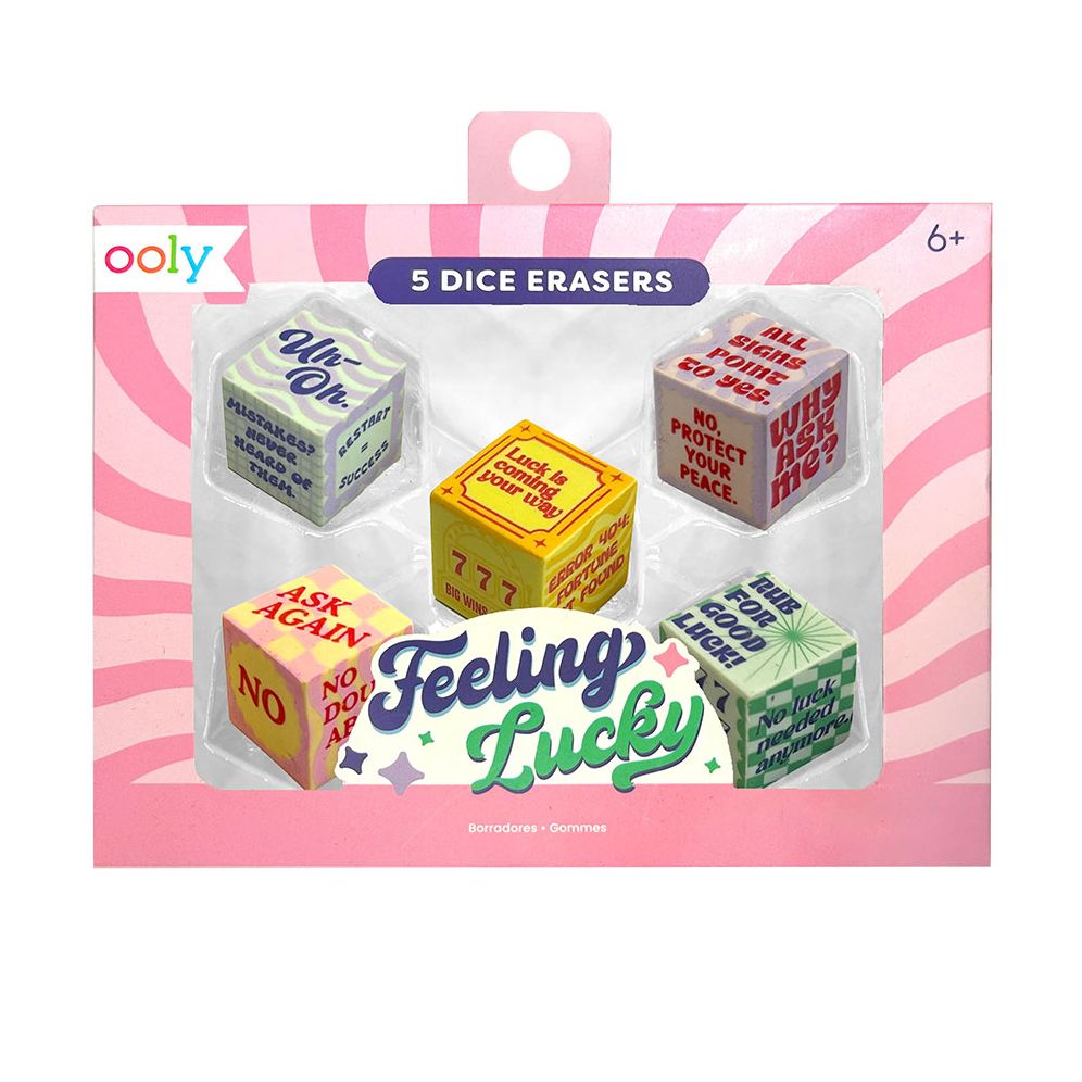 Feeling Lucky: Erasers (Set of 5)