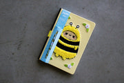 Smoko Bee Embroidered Journal with Pen