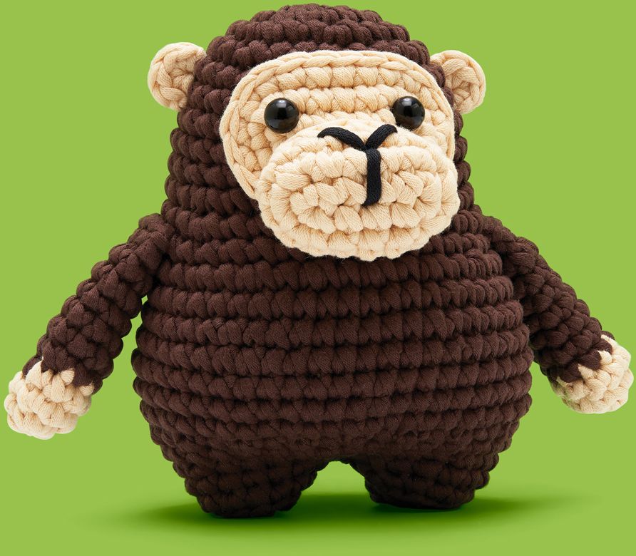 Coco the Ape Learn to Crochet Kit