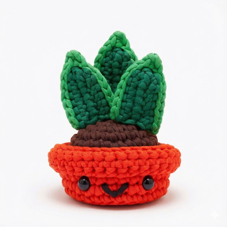 Otis the Snake Plant Learn to Crochet Kit