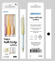 Super Soft Grip Autumn Gel Pen S/4 - Black Ink