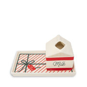 Milk and Cookies Treat Tray Set