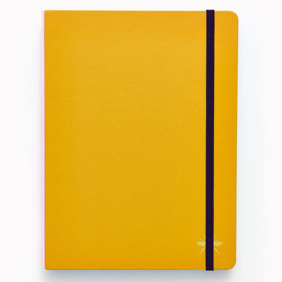 Paper Wasp Mustard Medium Coptic-Bound Journal - Limited Edition