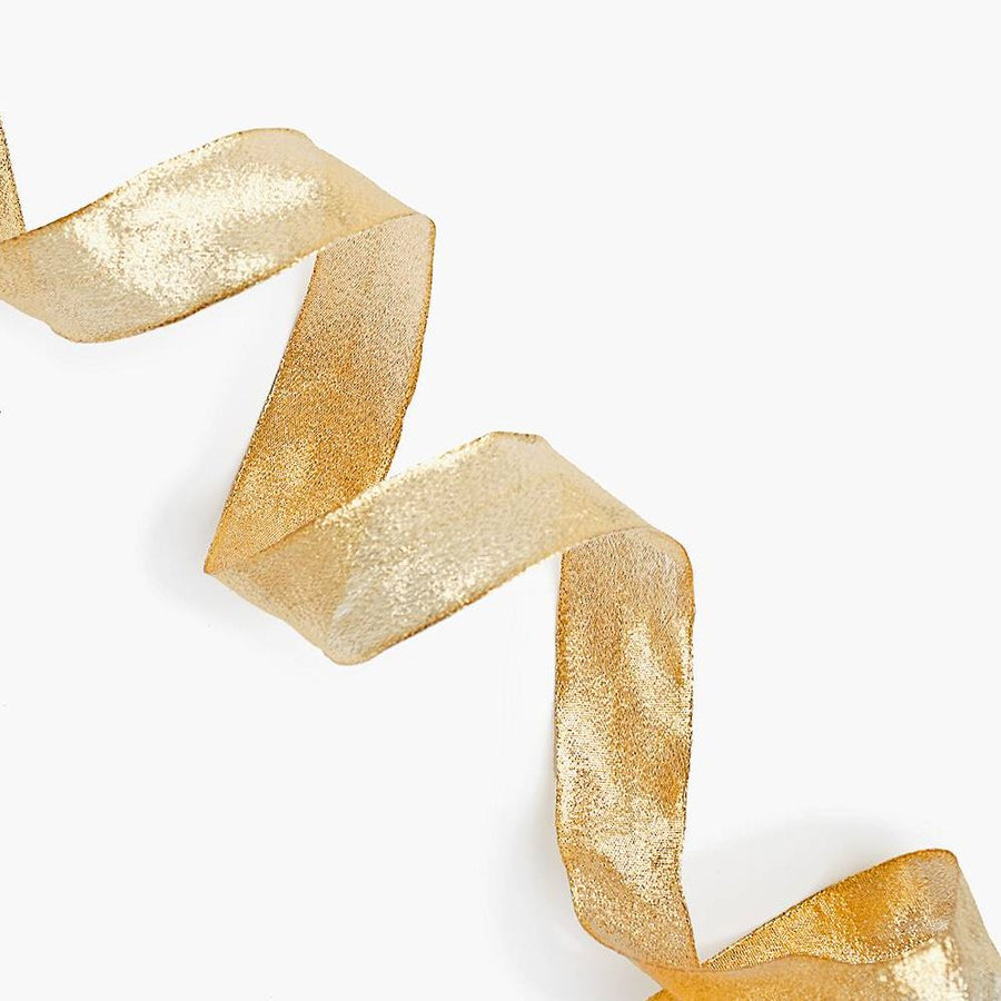 Sacramento Gold Metallic 1.5" width. 10 YD
