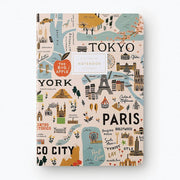 Bon Voyage Stitched Notebooks
