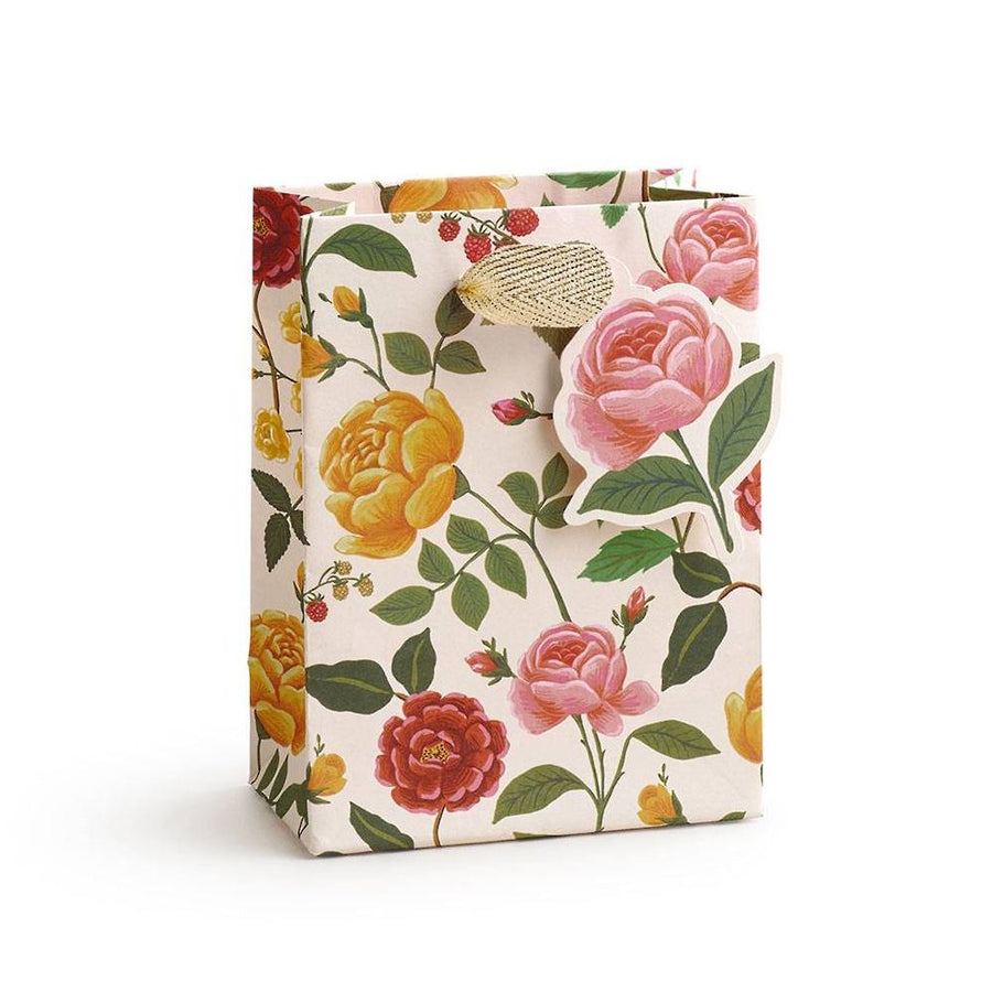 Rifle Paper Co. Roses Small Gift Bag