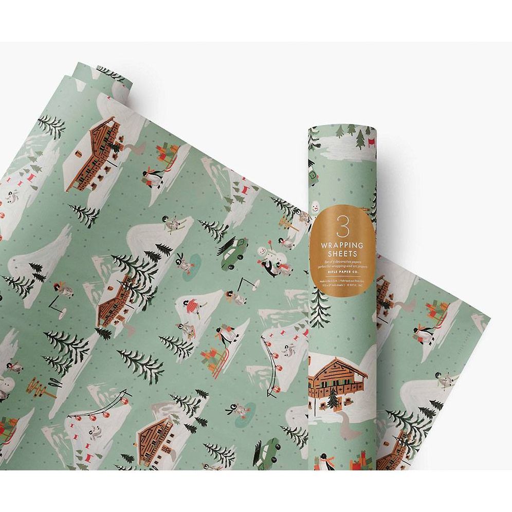Rifle Penguin Village Wrapping Sheets (Flat)