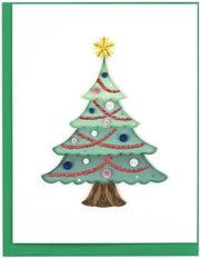 Quilling Christmas Tree Assorted Boxed Set of 6