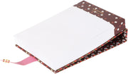 Strawberry Fields Book Cloth Notepad w Snap Closure - Exclusive