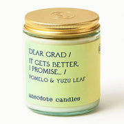 Dear Grad Glass Jar Candle