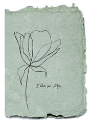 Mother's Day Greeting Card I Adore You, Mom