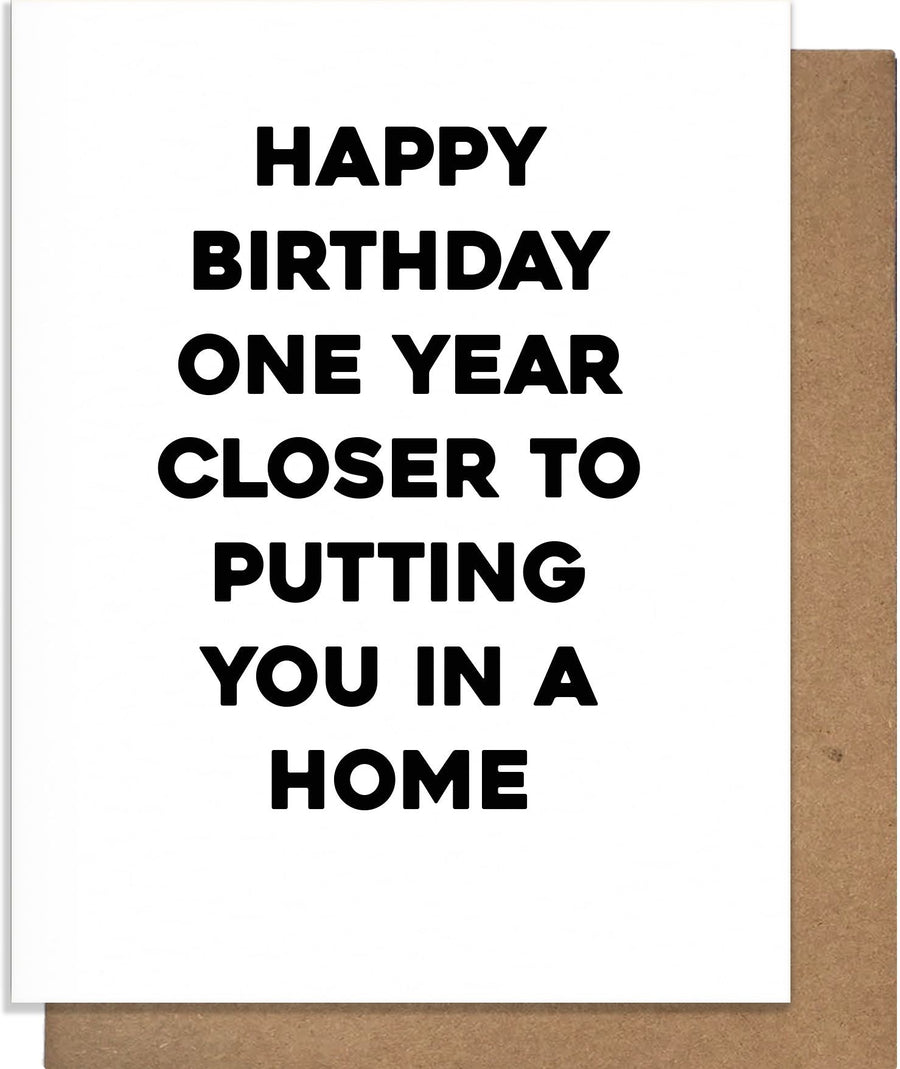 In a Home Birthday Card