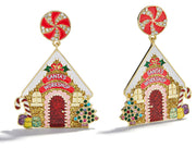 Gingerbread House Earrings
