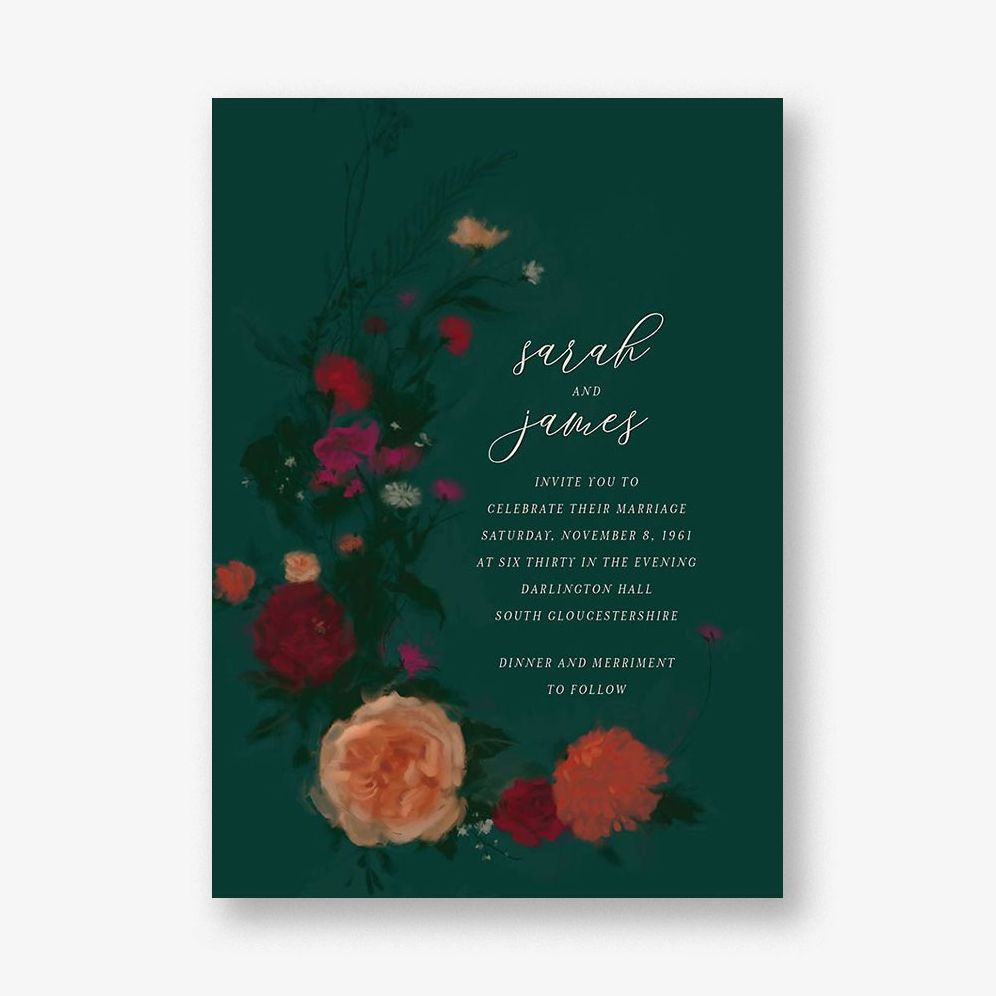 Bollongier Wedding Invitation