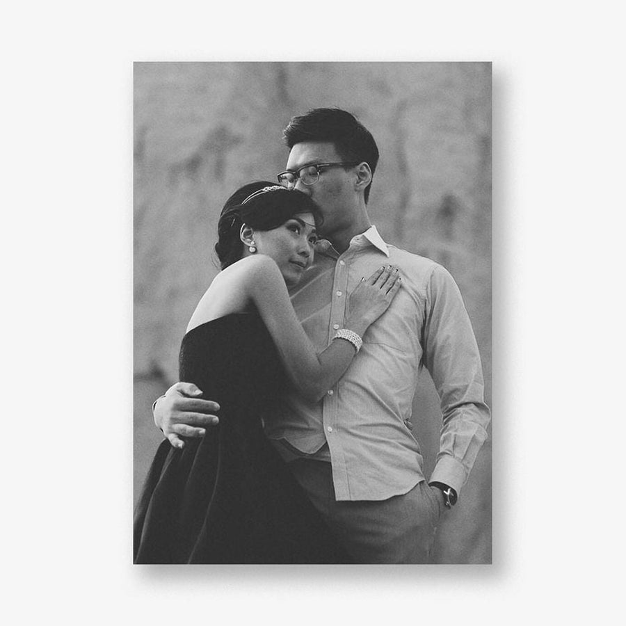 Full-Page Photo V Wedding Invitation
