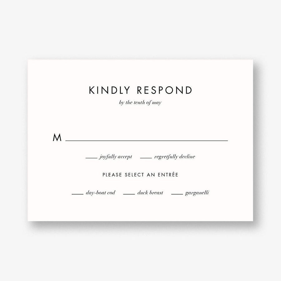 Pressed Wildflowers Response Card