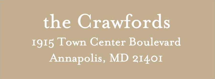 Joy Return Address Label