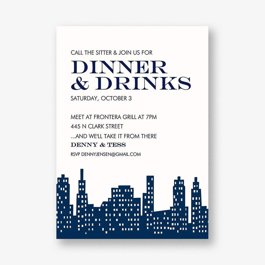 Skyline Party Invitation