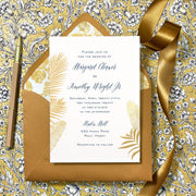 Palms Wedding Invitation