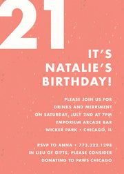Colorful Party Invitation